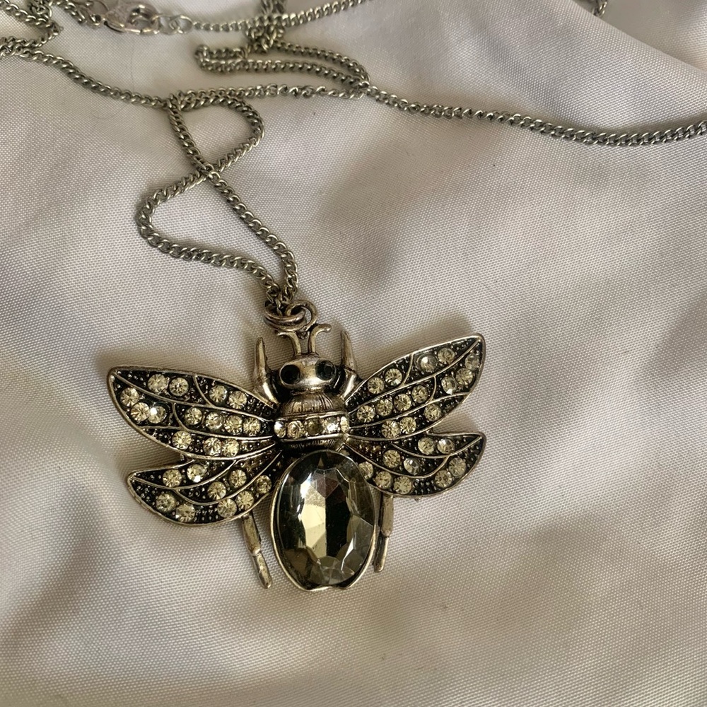 Beetle Gem Necklace